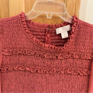 Dusty rose chiffon Rachel Parcell dress!!!!